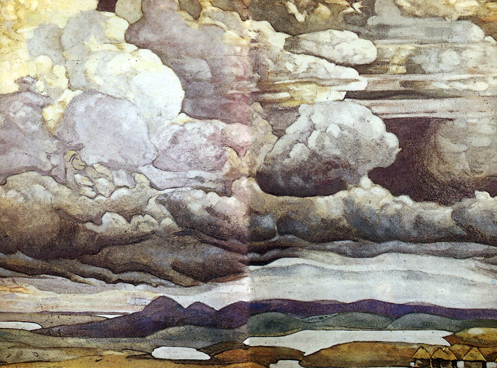 Небесный бой, 1912. Русский музей, Ленинград
