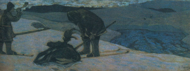 Эскиз панно 'Север'. 1918